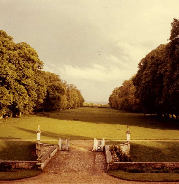 grande perspective sud du parc, vue générale