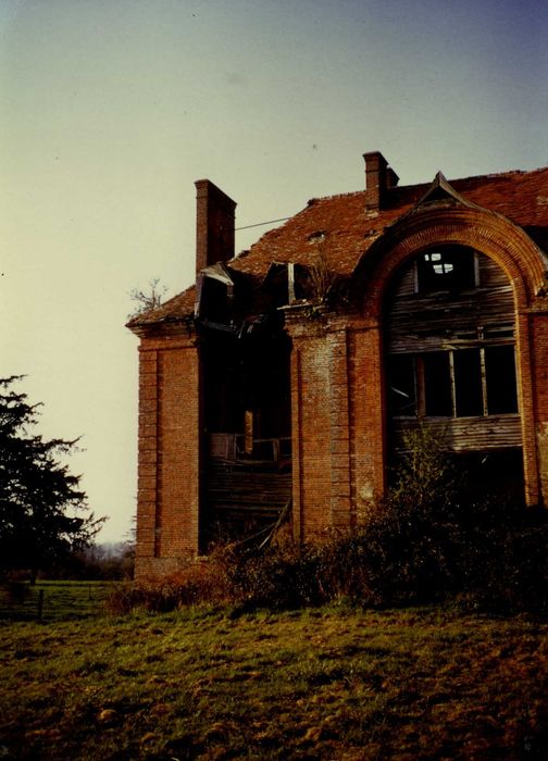 façade sud, vue partielle