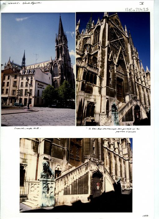 bras du transept est, vue générale