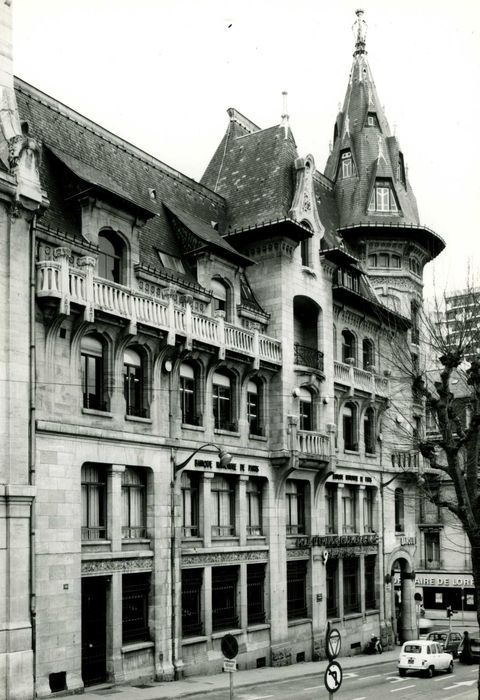 façade ouest, vue générale