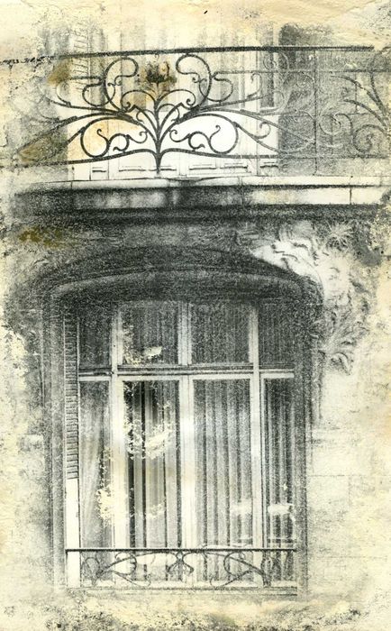 façade sur rue, détail d’une baie