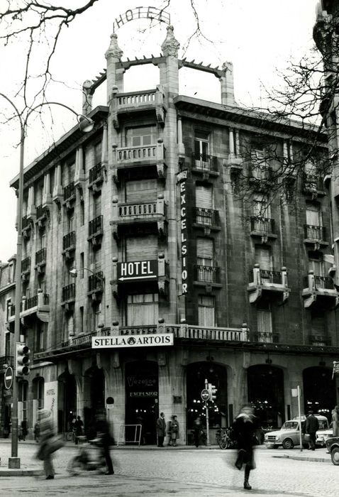 vue générale des façades sur rues