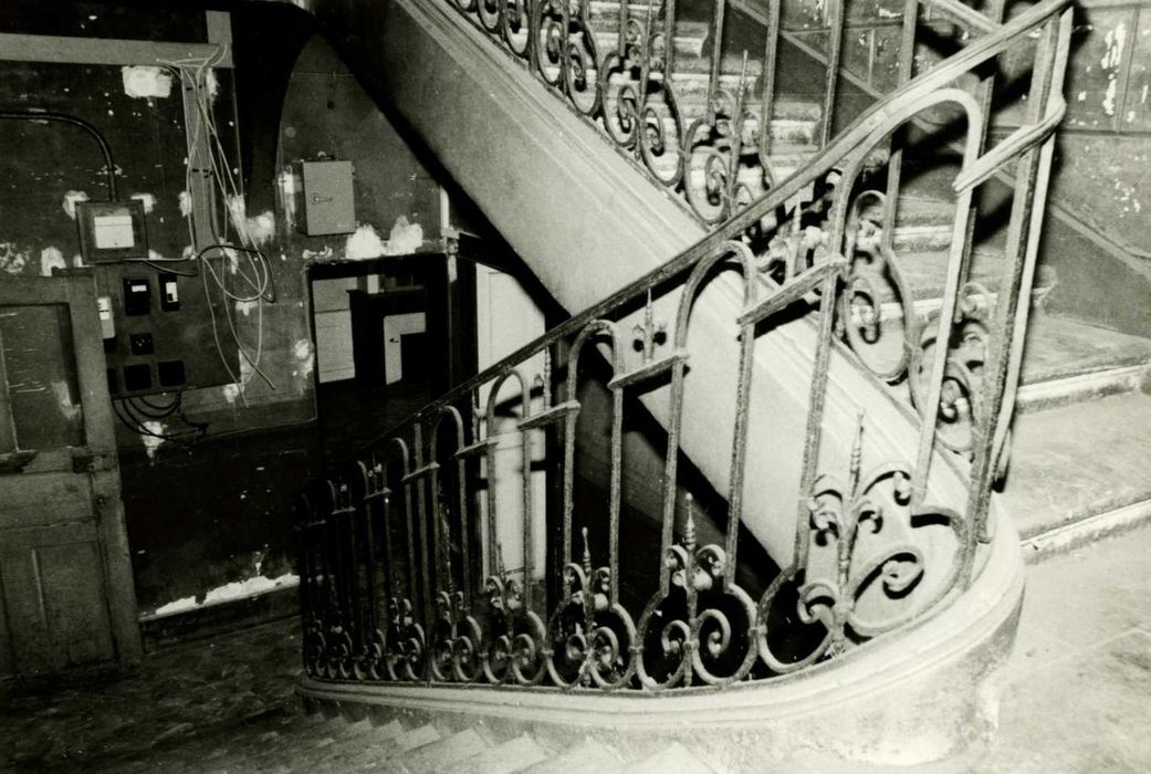 grand escalier, vue partielle