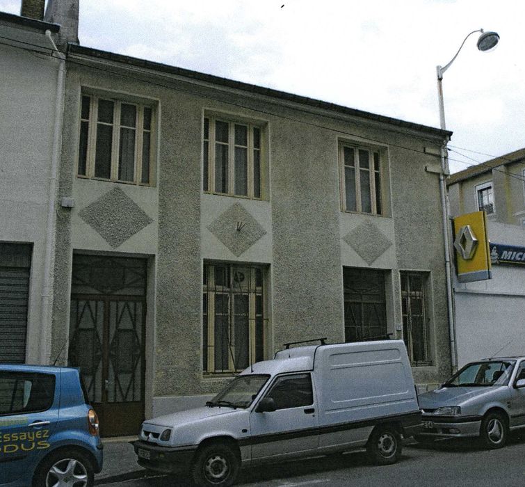 façade sur rue, vue générale (photocopie numérisée)