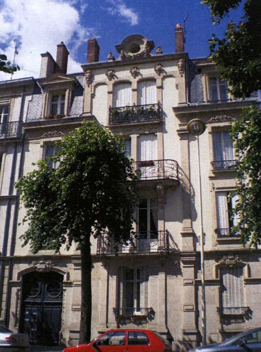 façade sur rue, vue générale (photocopie numérisée)