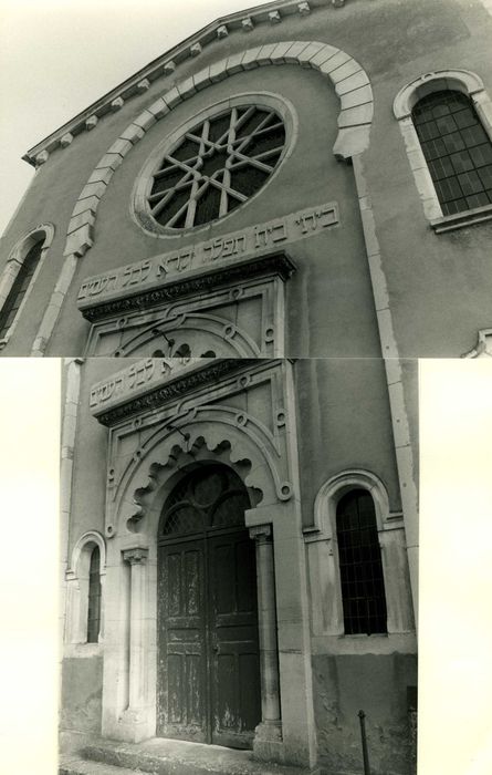 façade nord-ouest, vue partielle