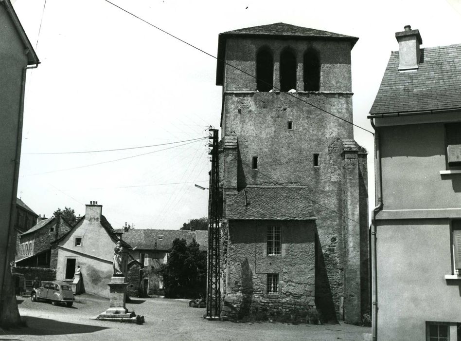 Clocher, élévation sud, vue générale