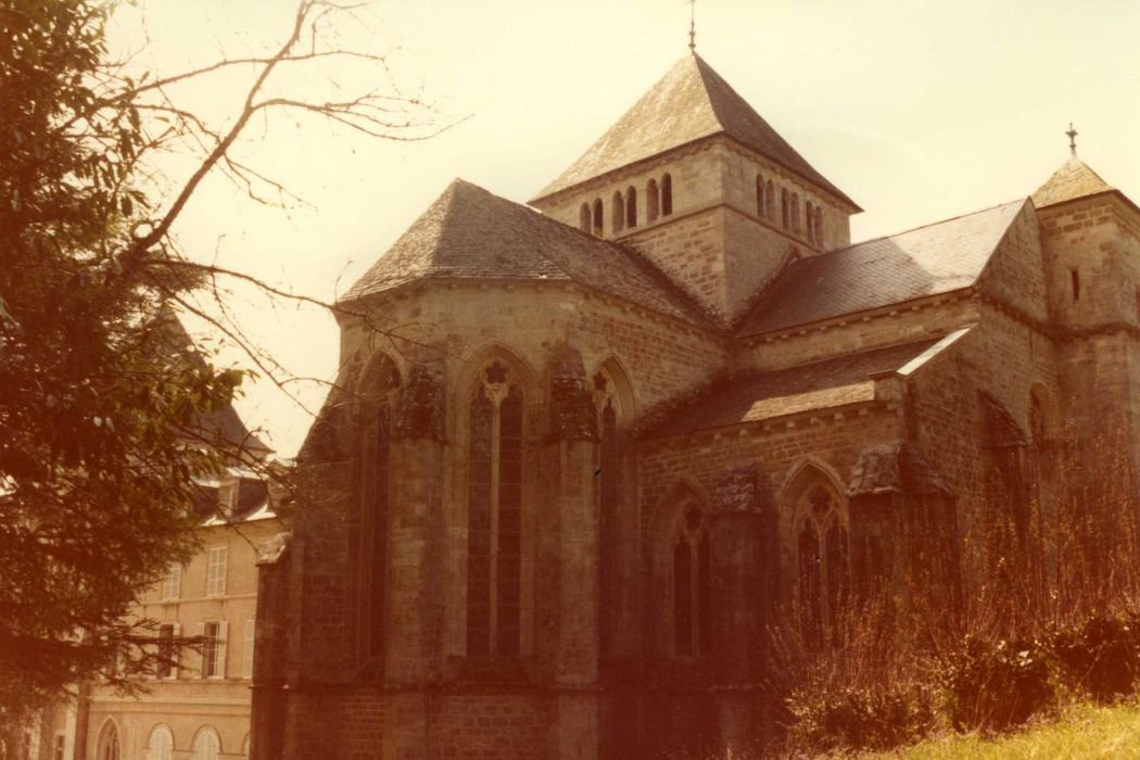 église abbatiale, chevet, vue générale