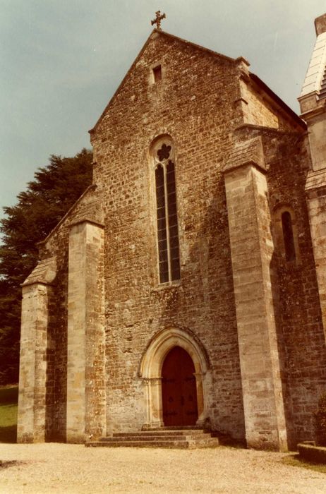 église abbatiale, façade ouest, vue générale