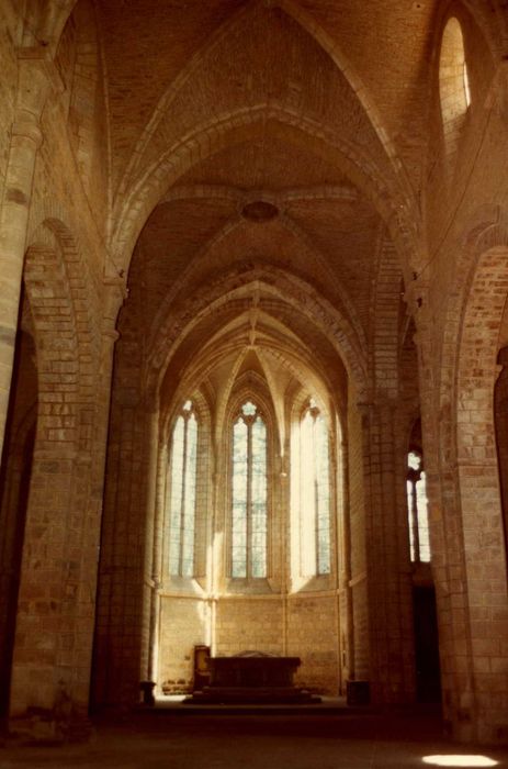 église abbatiale, choeur, vue générale