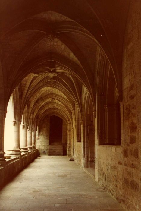 cloître, galerie est, vue générale