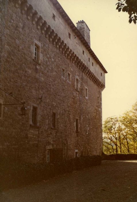 façade nord, vue partielle