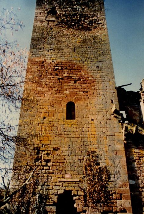 tour médiévale, élévation est, vue 