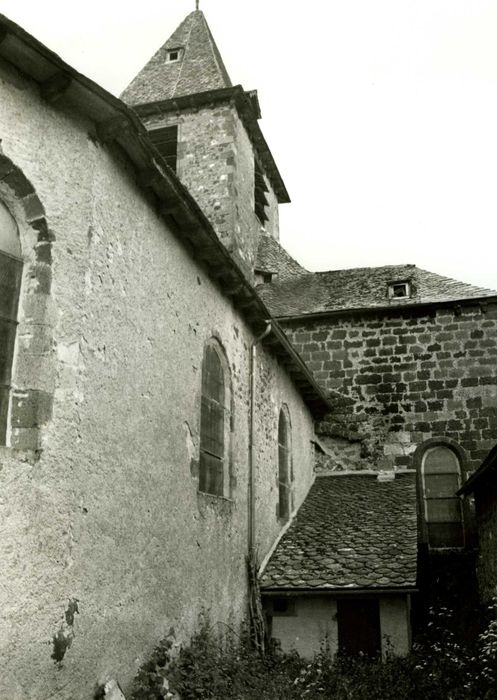 façade latérale nord du chevet, vue générale