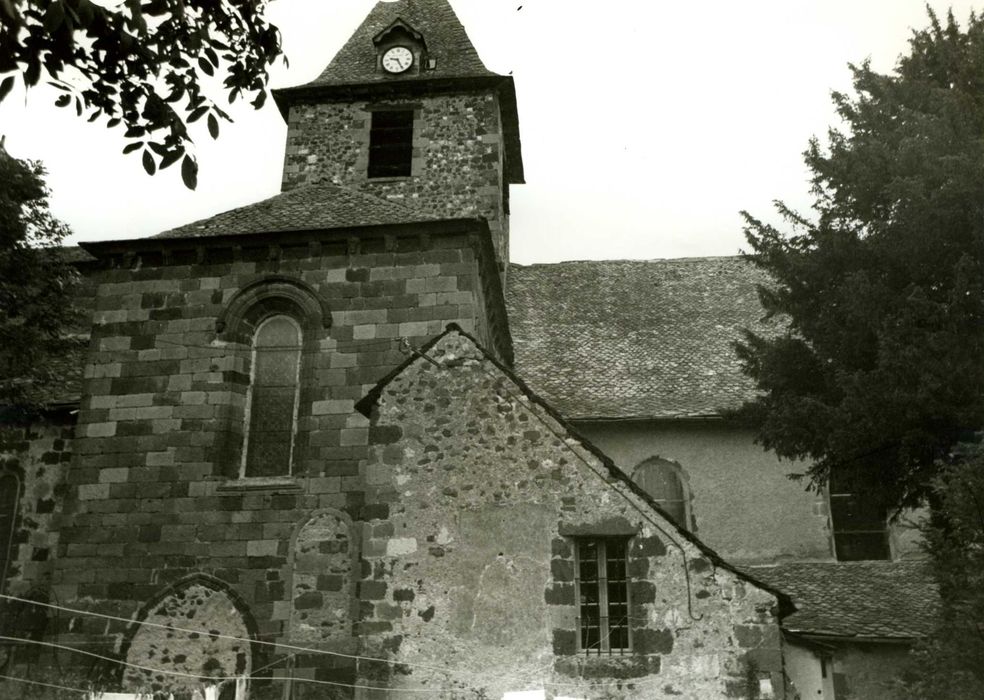 façade latérale sud, vue partielle