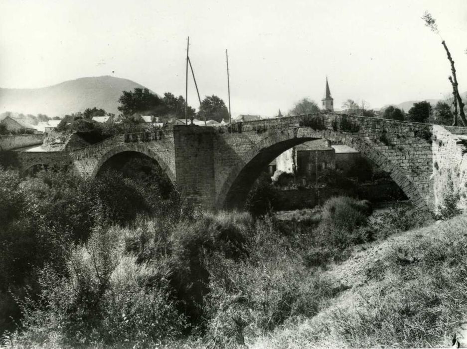 vue générale du pont depuis l’amont