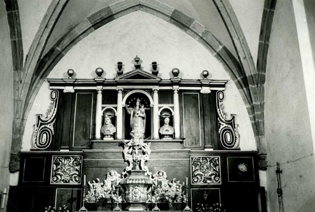 Tabernacle du maître-autel, bustes-reliquaires