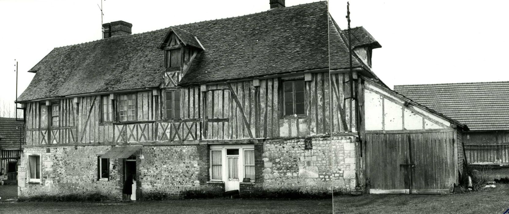 maison d’habitation, façade nord et ouest, vue générale