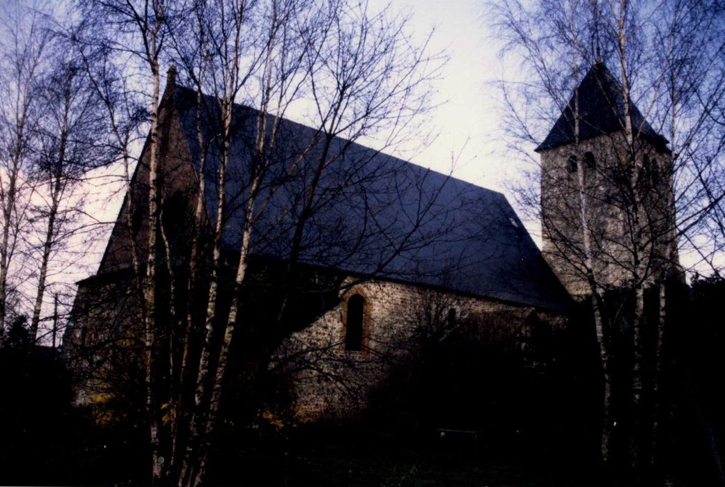 façade latérale sud, vue partielle