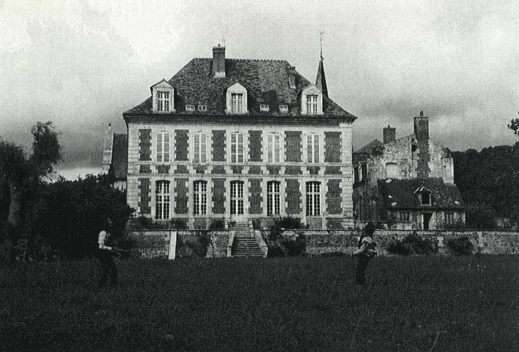 palais abbatial, façade sud, vue générale (photocopie numérisée)