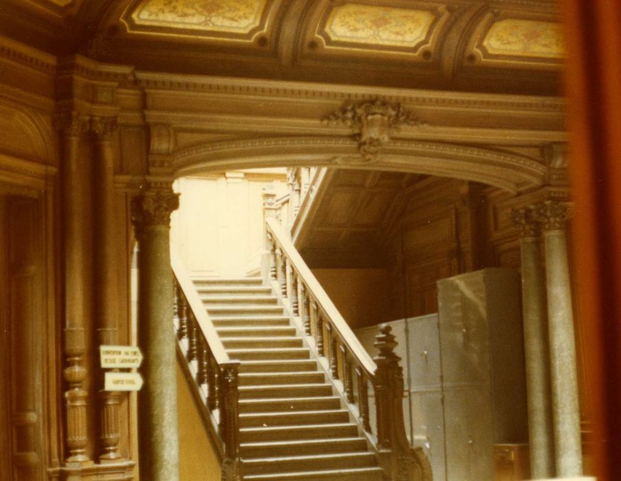 escalier d’honneur, vue partielle