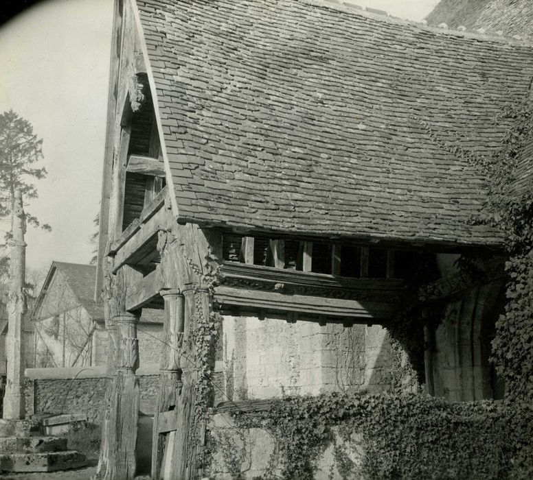 porche sud, vue générale