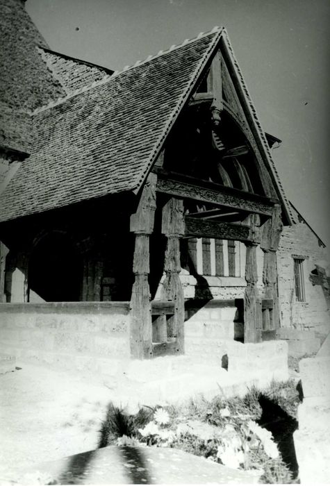 porche sud, vue générale