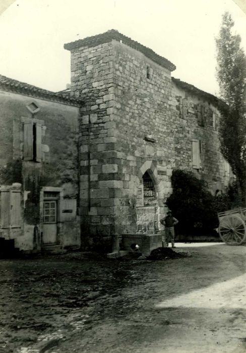 élévation ouest, vue générale