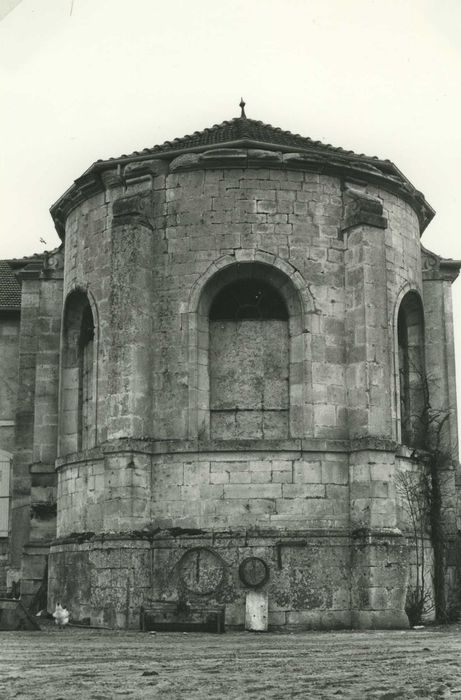 chevet de l’église abbatiale