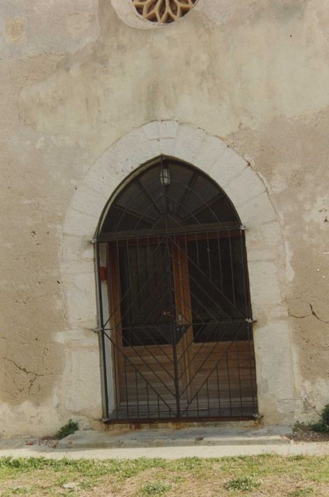 façade ouest, porte d’accès