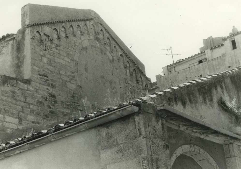 façade ouest, vue partielle