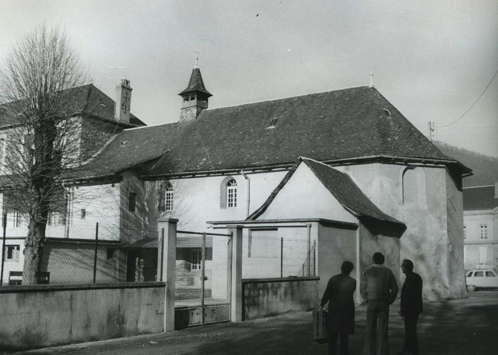 chapelle, façade latérale sud-ouest