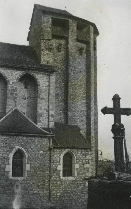 façade latérale sud, vue partielle