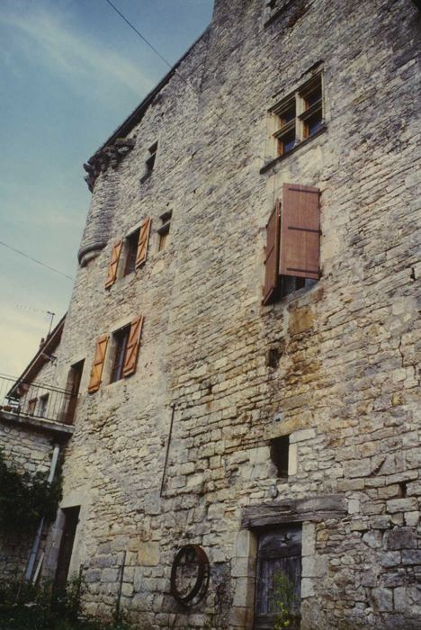 façade ouest, vue partielle