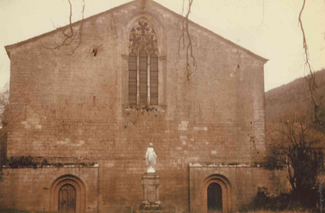 église abbatiale, façade ouest