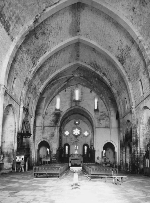 église abbatiale, nef