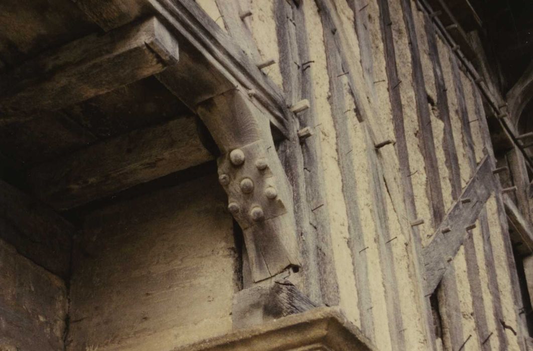 porche, détail de la charpente