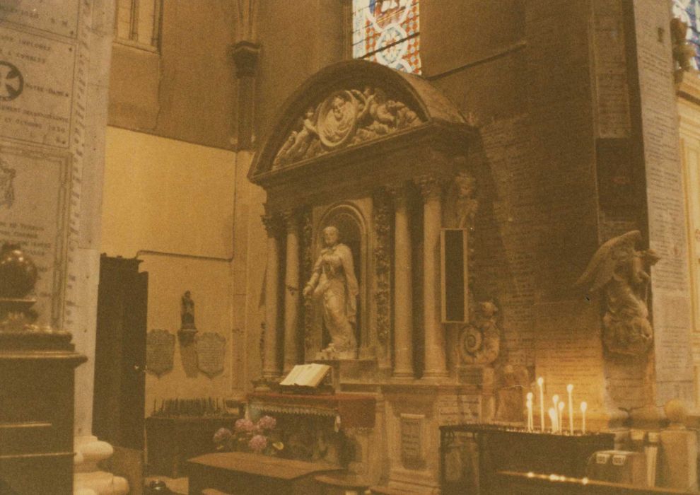 retable, statue : saint Joseph