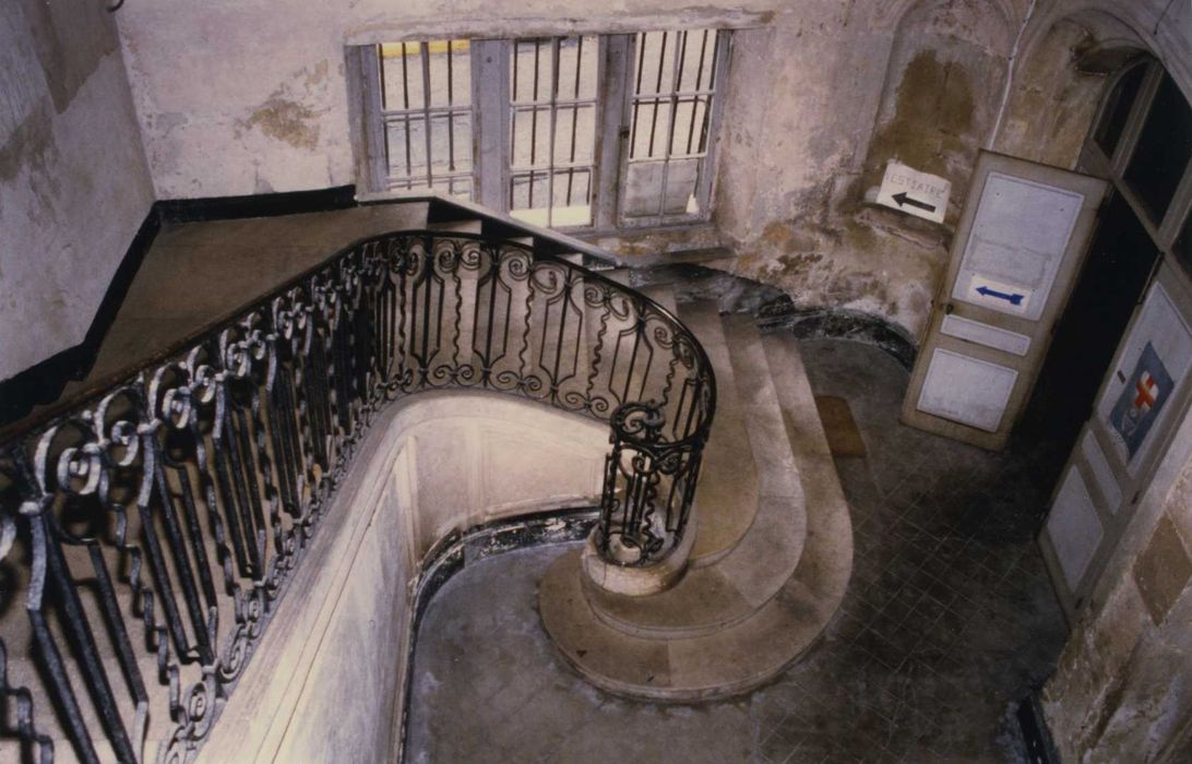 escalier d’honneur, vue partielle