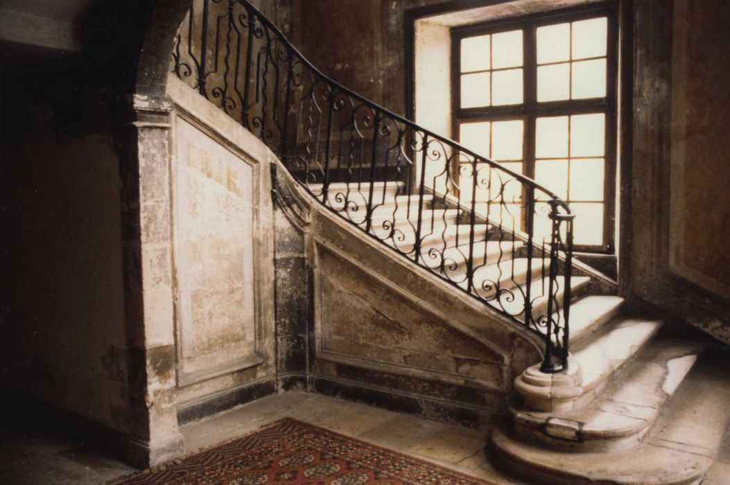 escalier d’honneur, vue partielle