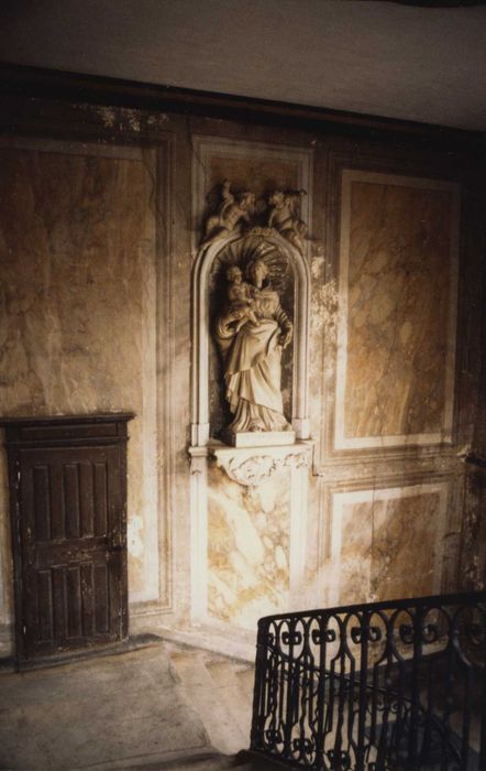 cage de l’escalier d’honneur, vue partielle