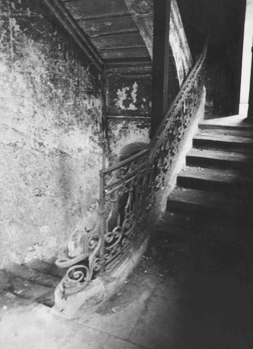 escalier d’honneur, vue partielle