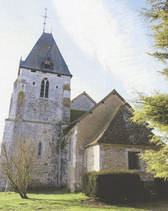 clocher, élévation est (photocopie numérisée)