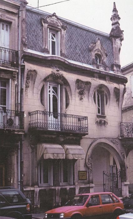 façade ouest sur le boulevard Carnot (photocopie numérisée)