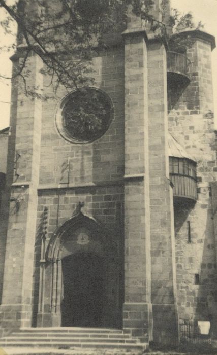 façade ouest, vue partielle