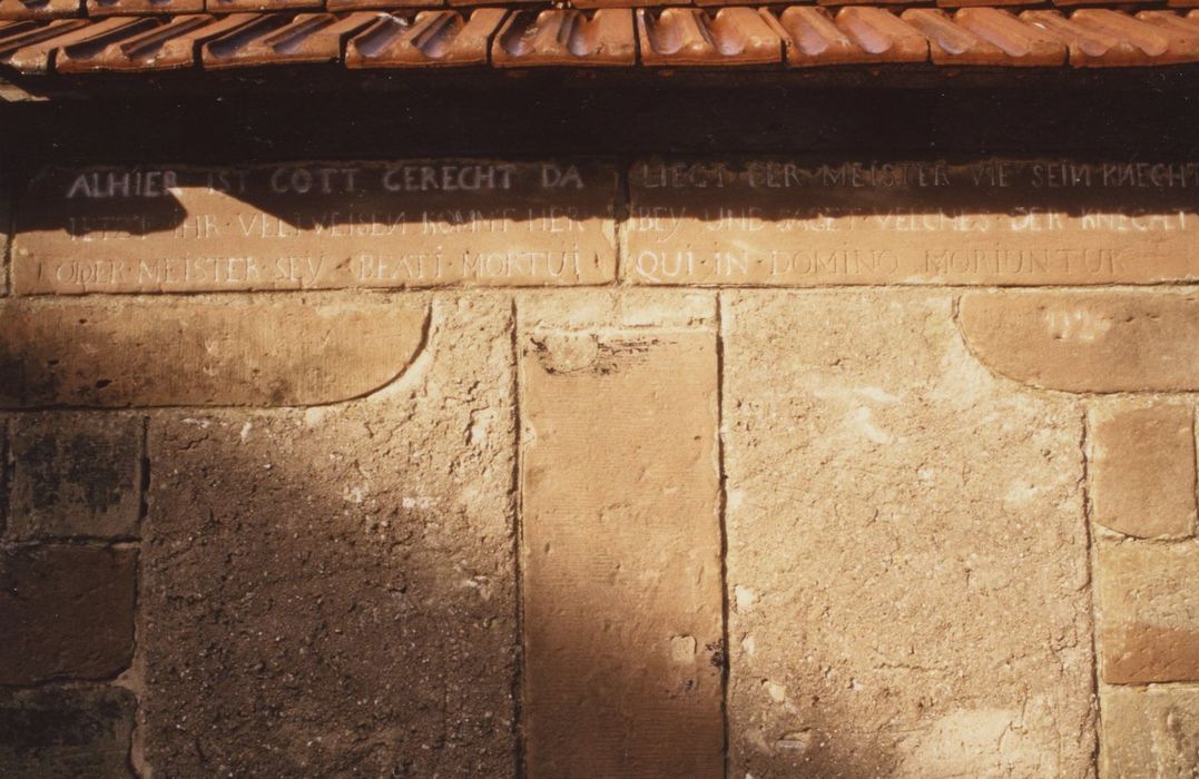 détail de l’inscription