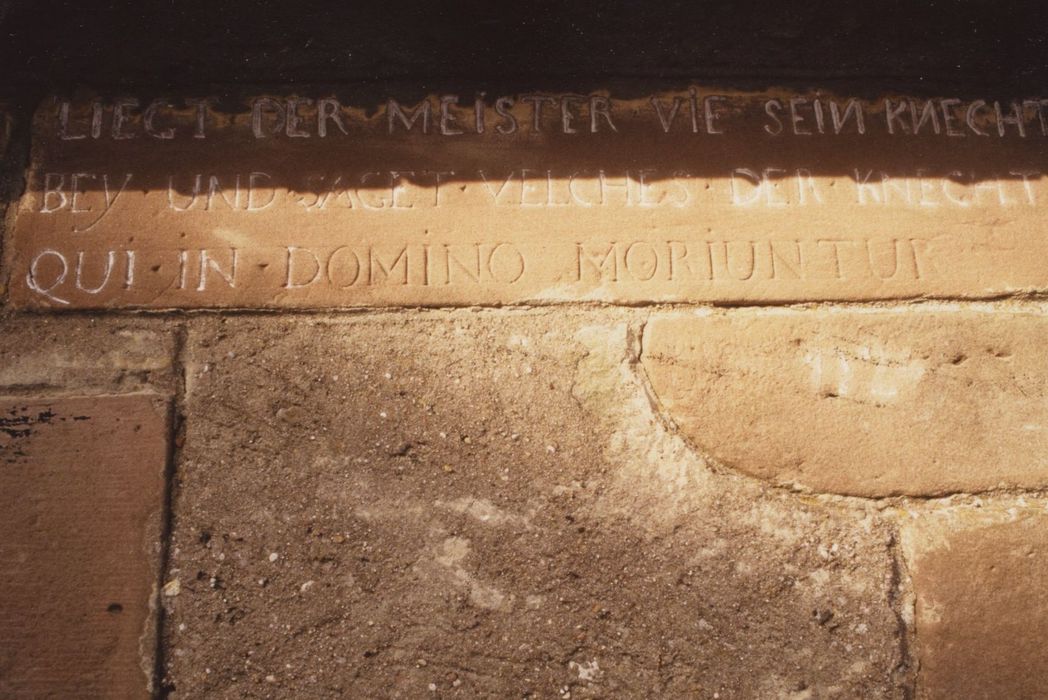 détail de l’inscription