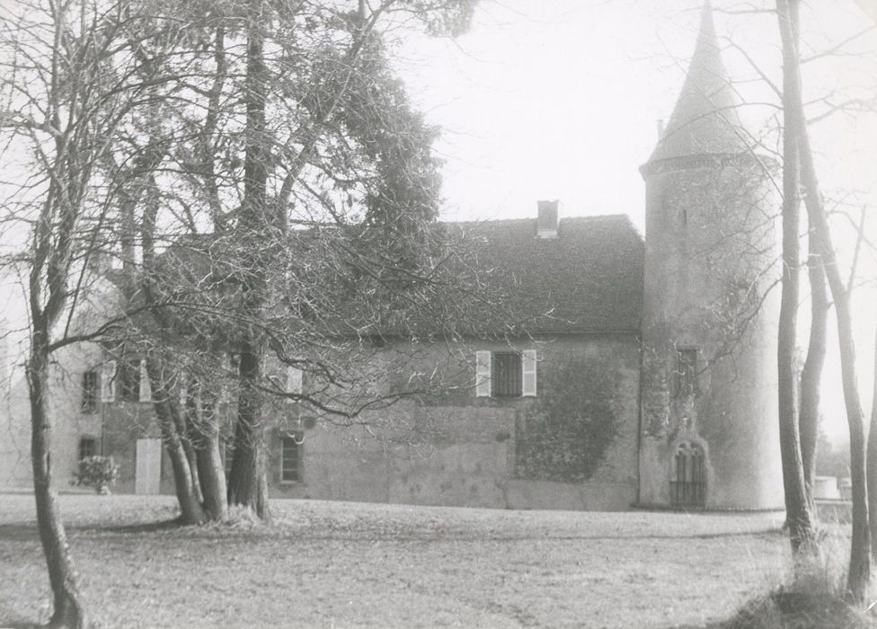 aile ouest, façade ouest, vue partielle