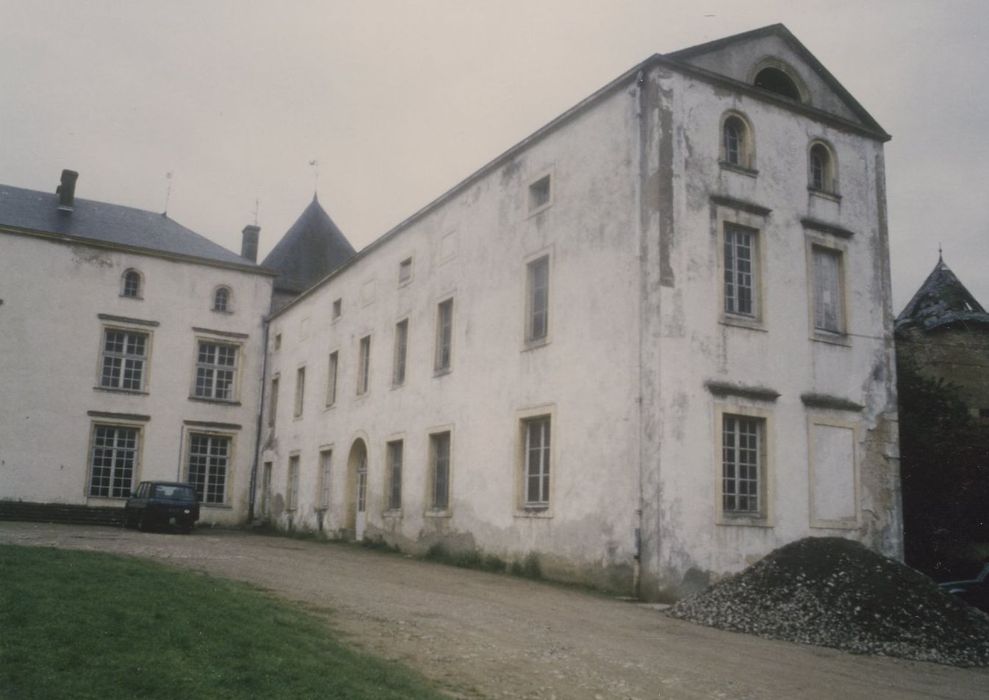 aile ouest, façades nord et est