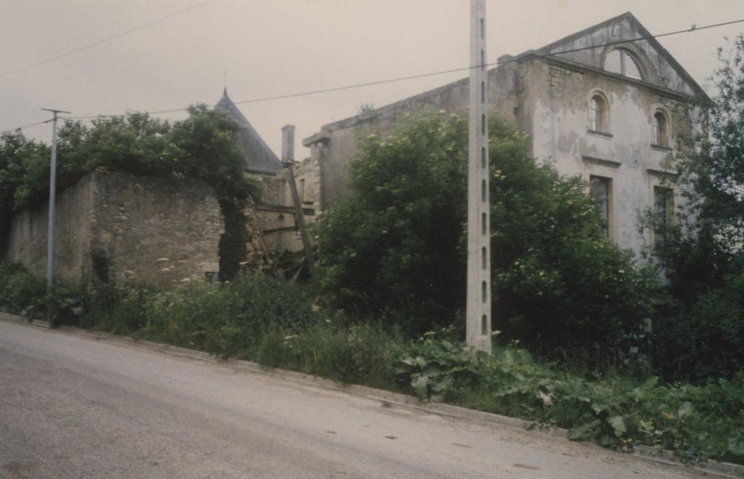 aile est, façades nord et est, vue partielle